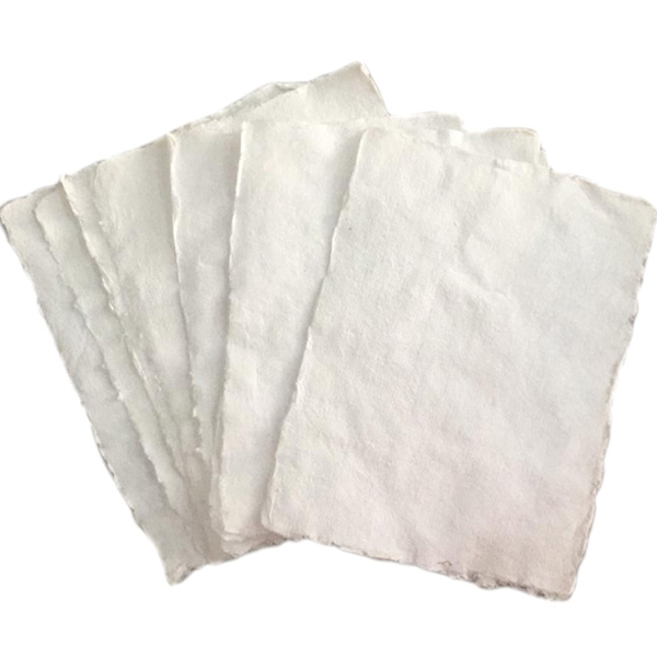 LLJ100-White - rag paper M