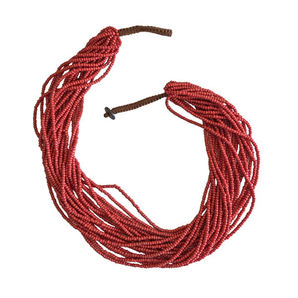 LLB120-Red - Naga Necklace