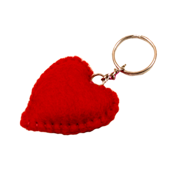 LLF58-Asst.-Heart Key ring